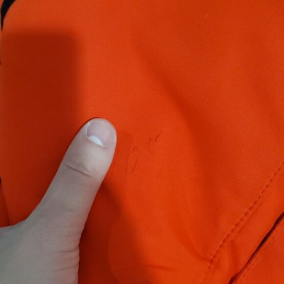 Noize large orange mountaineering coat - Picture 8 of 8